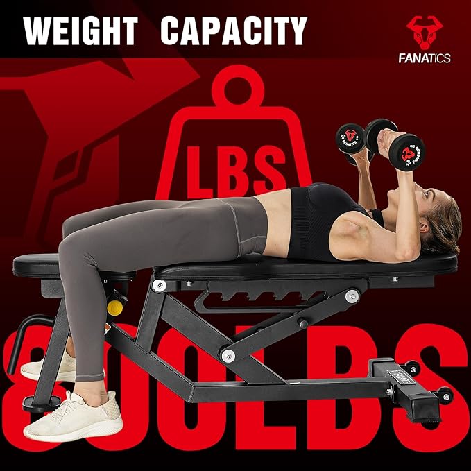 FANATICS Weight Bench 1000 LBS