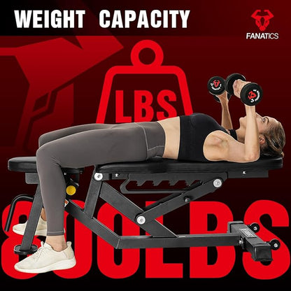 FANATICS Weight Bench 1000 LBS
