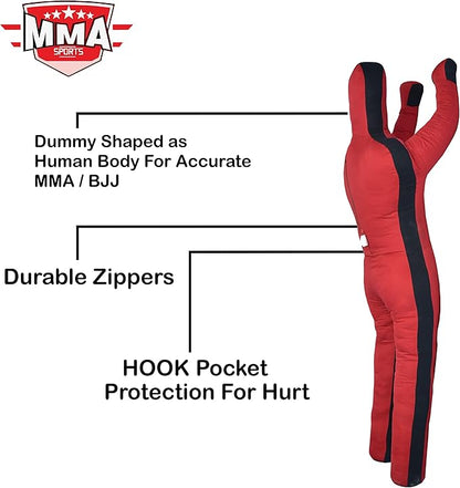 Sports Brazilian JIU Jitsu Grappling Submission Throwing Dummy Punching Heavy Bag Kick Boxing Dummies UNFILLED