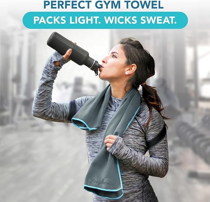 Youphoria Microfiber Travel Towel Fast Drying Lightweight -