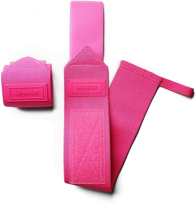 UPPPER Wrist Wraps for Weightlifting - 19" Wrist Support with Thumb Loop for Bench Press, Powerlifting, and Gym Workouts - Men & Women | Premium Fitness Gear