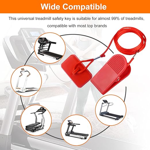 Treadmill Magnet Safety Key for Proform, Image, Weslo, Reebok, Epic, Golds Gym, Freemotion, and Healthrider Treadmills