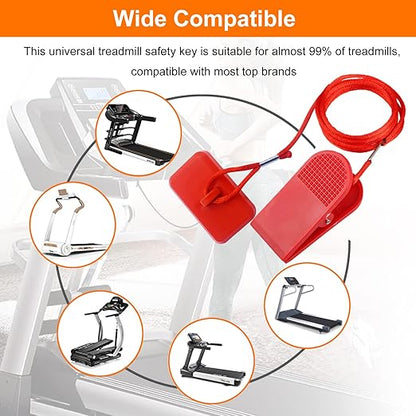 Treadmill Magnet Safety Key for Proform, Image, Weslo, Reebok, Epic, Golds Gym, Freemotion, and Healthrider Treadmills