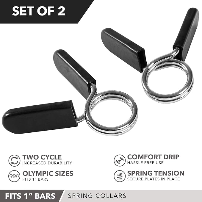 Day 1 Fitness Spring Clips 2 – 1” for 2” for