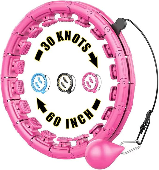 Weighted Fit Hoop 2 in 1 Abdomen 60inch 30 30 Knots,47inch Knots,47inch 24 24 Knots,Great