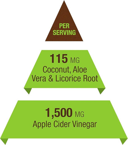 Apple Cider Vinegar 1500mg, 100% Organic, Pure & Raw - Healthy Digestion & Detox Support - 60 Day Supply