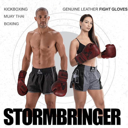 Anthem Athletics Stormbringer Full Grain Leather Boxing Gloves Men Women Muay Thai Gloves 12 oz 14 oz or 16 oz Boxing Gloves