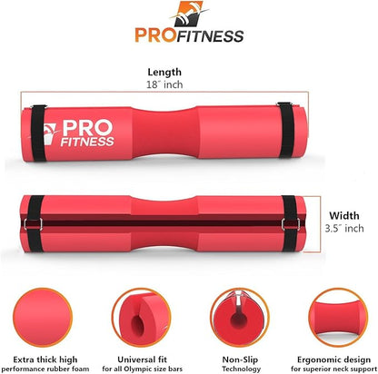 ProFitness Barbell Pad Squat Pad- Shoulder Support for Squats