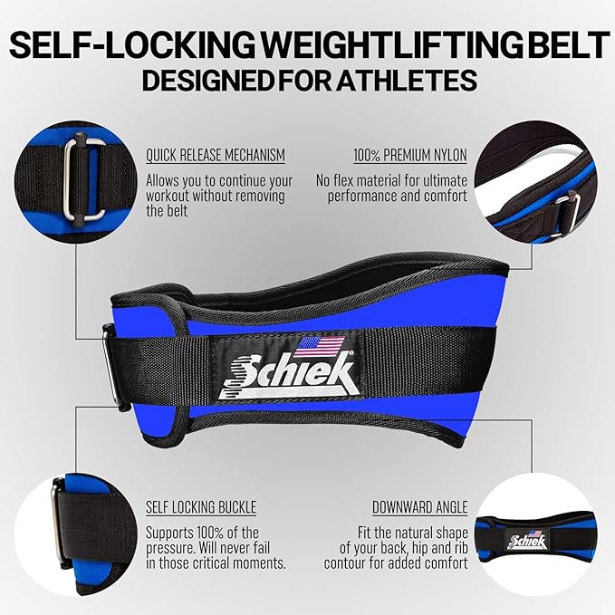 Schiek Sports 2006 Nylon 6" Weight Lifting Belt