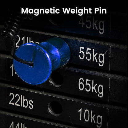Weight Stack Pin,Universal Magnetic Weight Pin with Pull Rope Strength Training Equipment for Commercial Gym or Home Gym | Pin Insert | Heavy Duty | Health Club Grade Steel Gym Accessories