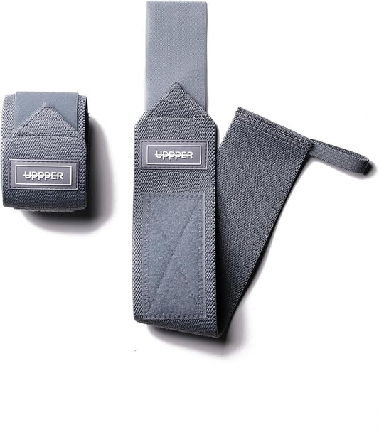 UPPPER Wrist Wraps for Weightlifting - 19" Wrist Support with Thumb Loop for Bench Press, Powerlifting, and Gym Workouts - Men & Women | Premium Fitness Gear