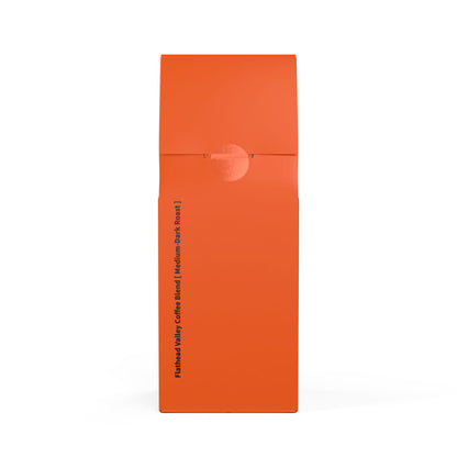 HBS, Flathead Valley Coffee Blend (Medium-Dark Roast), Tangerine Package