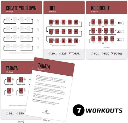 NewMe Fitness Kettlebell Workout Cards