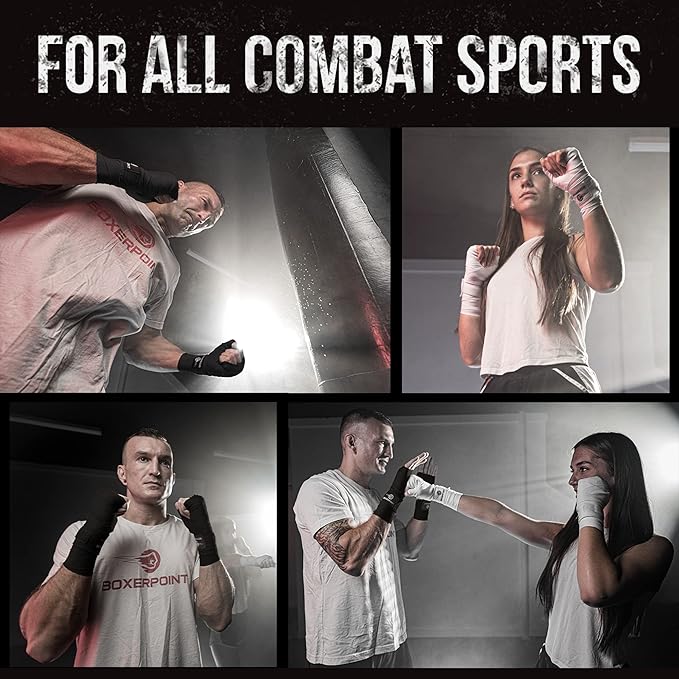BOXERPOINT 180" Ringside Boxing Wraps for Men and Women