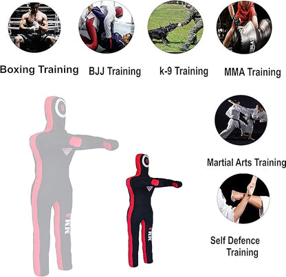 Sports Brazilian JIU Jitsu Grappling Submission Throwing Dummy Punching Heavy Bag Kick Boxing Dummies UNFILLED