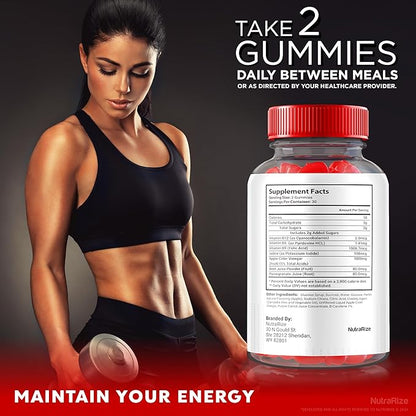 (2 Pack) Vital Surge Gummies, VitalSurge Gummies All Natural, Vital Surge Gomitas, Apple Cider Vinegar Supplement, Official Vital Surge Gummies Reviews (120 Gummies)