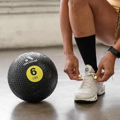 Aeromat Medicine Ball: Weighted Medicine Balls for Exercise 2-30lbs -
