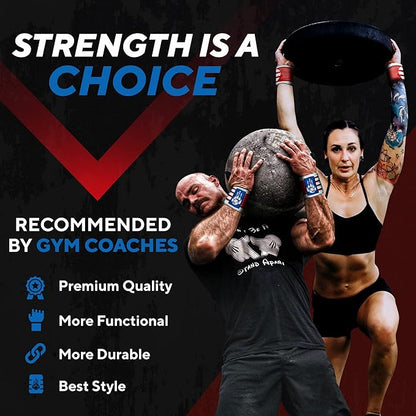 MANIMAL Wrist Wraps for Weightlifting - Professional Wrist Straps for Men and Women - Strength Training, Bodybuilding, Powerlifting, Cross Fit - Eliminate Wrist Pain with Durable Support (Since 2010)