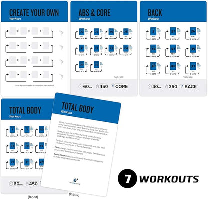 NewMe Fitness Cable Workout Cards