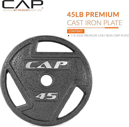 CAP Barbell 2-Inch Olympic Grip Weight Plate
