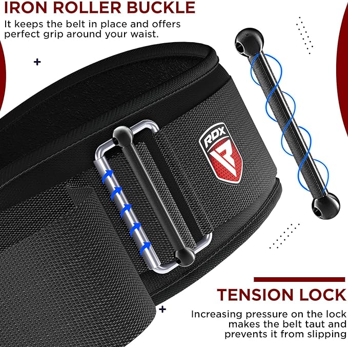 RDX Weight Lifting Belt AUTO LOCK 6.5” Padded