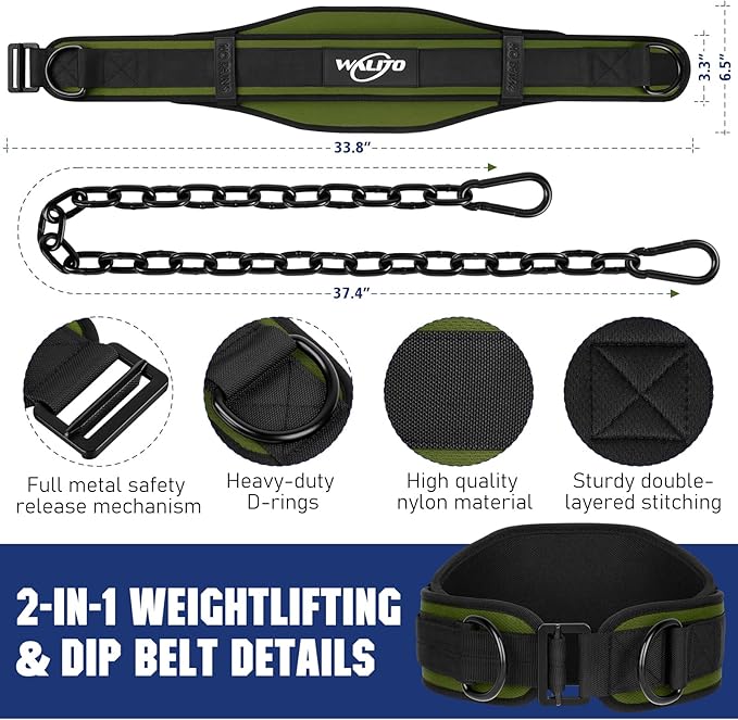 Walito 2IN1 Weight Lifting Belt
