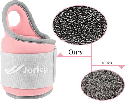 Wrist Weights with Thumb Loops Lock for Women Men Kids 1 Pair 2 3 4 5 6 LBS Arm Weight Ankle Weights Weighted Gloves for Running Walking Jogging Physical Therapy Gym Workout Cardio Exercises