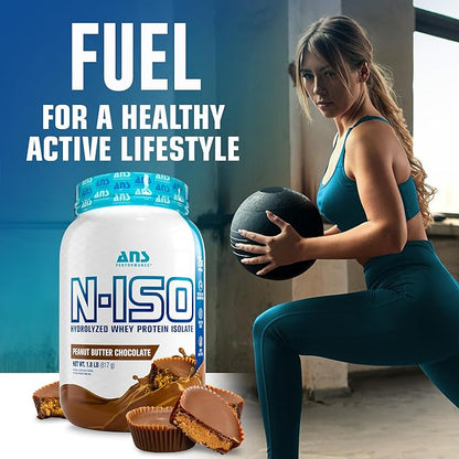 100% Pure Hydrolyzed Whey Isolate Protein + BCAAs - 25g of Protein - Peanut Free, Gluten Free, Zero Lactose (Peanut Butter Chocolate, 1.8 lb)