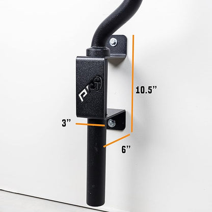 PRx Performance Specialty Bar Storage Rack Safety Squat Weight Barbell Holder USA Made Wall Mounted Space Saving Home Garage Gym Fitness Workout Equipment