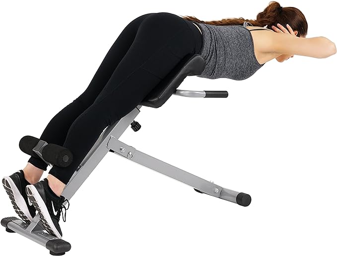 Sunny Health & Fitness Foldable Hyperextension Roman Chair