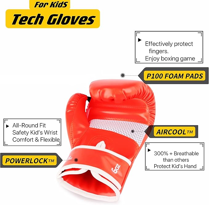 Upgrade Kids Boxing Gloves for 3-8 Year Boys and Girls, Toddler Boxing Gloves for Kids Training, Boxing Gloves Kid Sparring for Punching Bag, Kickboxing, Muay Thai, MMA