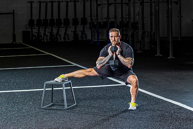 Rage Fitness Steel PlyoBox12-18-24-30Inch High Anti-SlipPlyometric JumpBoxes For Agility