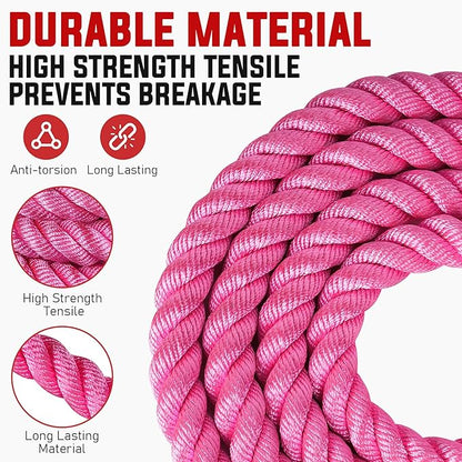 Jump Rope, 3lb 4lb 5lb Weighted Jump Rope 9.8ft Heavy