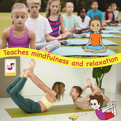 Yoga Cards for Kids - Fun Yoga Pretzels