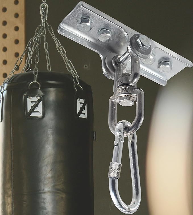 Upgraded 360 Swivel Heavy Bag Mount for Punching, Yoga, Gym, Swing Chairs, and Hammocks - Hanger for Boxing and Hanging