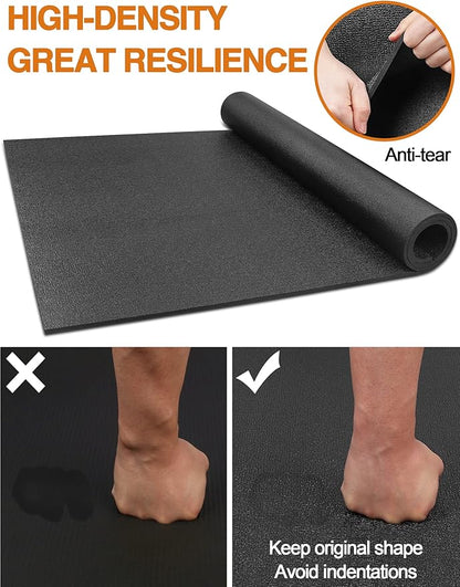 Exercise Equipment Mat 24"x68"/ 30"x60"/ 36"x78"/ 36"x96" Treadmill