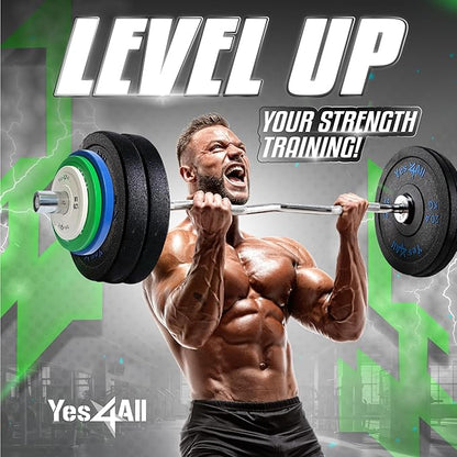 Yes4All Fractional Weight Plates Set of 6 1.25LB 2.5LB 2.5LB 5LB 5LB Pair