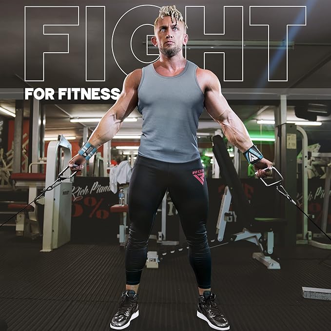 RDX Weight Lifting Wrist Support Wraps, 36” 24” 18” Professional Grade Elasticated Cotton Straps, Gym Fitness Workout Strength Training Bodybuilding Powerlifting Deadlifting Calisthenics, Men Women