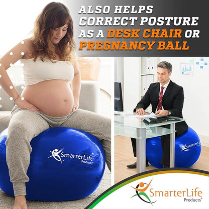SmarterLife Workout Exercise Ball for Fitness