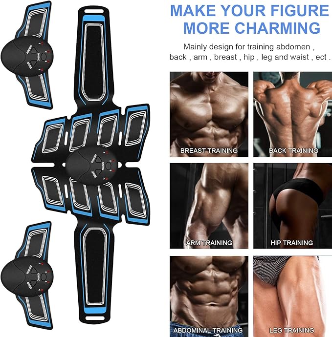 EMS Muscle Stimulator Muscle Toner Abdominal Toning Belt