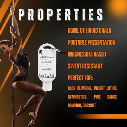 Liquid Chalk Weightlifting 250ML Gym Chalk Blocks Climbing Chalk Rock Climbing Chalk Lifting Chalk for Weightlifting Chalk Ball Spray Chalk Bulk Gymnastics Chalk Hand Chalk Holder Chalk Pole Sports