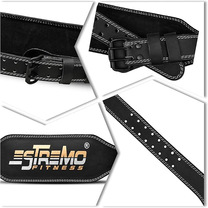 Weight Lifting Belt Genuine Leather 6 Inches Wide