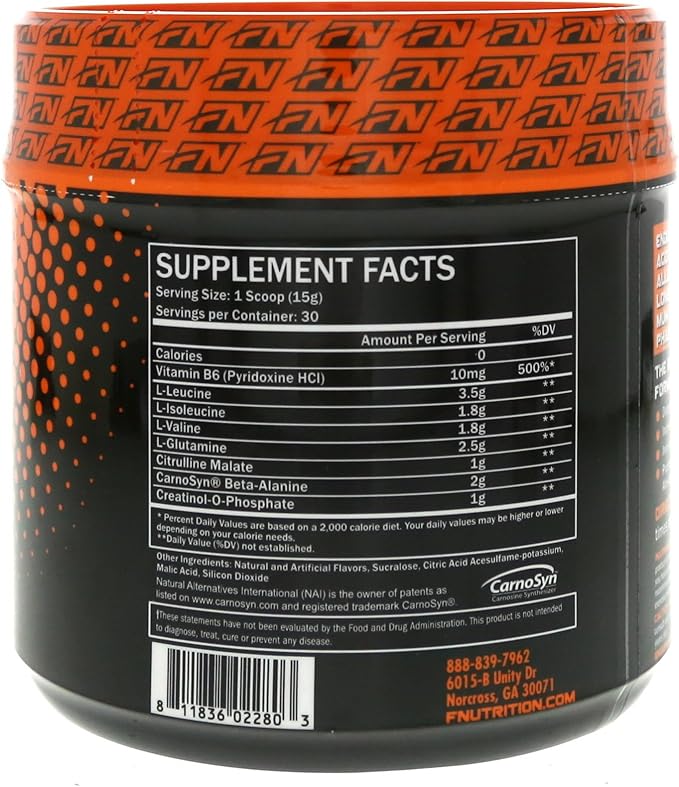 Endurance 2:1:1 BCAA + Train Harder & Longer Maximum Recovery 30 Servings (Southern Sweet Tea)