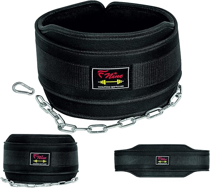Sports Weight Lifting Dipping Belt with Chain