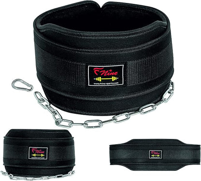 Sports Weight Lifting Dipping Belt with Chain