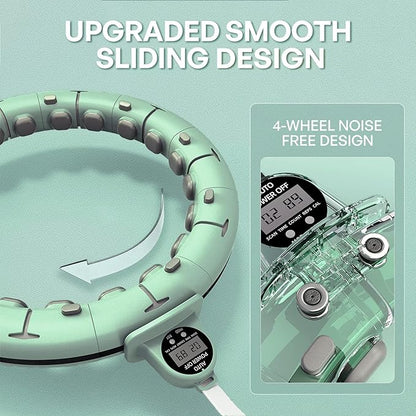 U1-28/30 Knots, Magnetic Lock Smart Weighted Hula Hoop