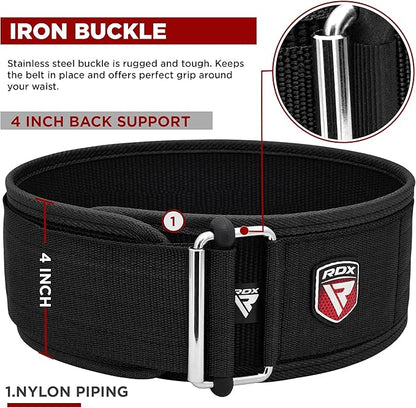 RDX Weight Lifting Belt - AUTO LOCK 4”