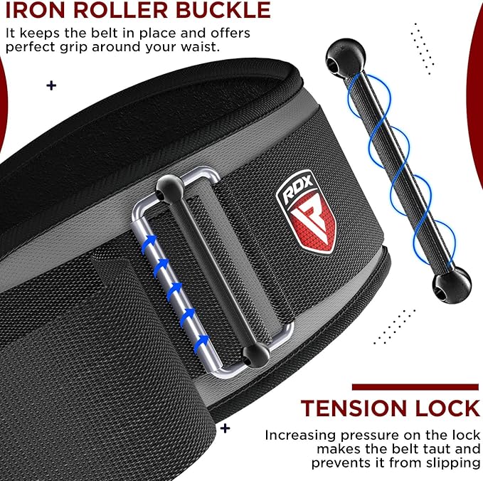 RDX Weight Lifting Belt AUTO LOCK 6.5” Padded