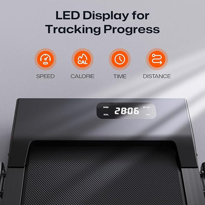 Walking pad, 3-in-1 Under Desk Treadmill for Home and Office, 2.5 HP Portable Walking Jogging Running Machine with Remote Control and LED Display