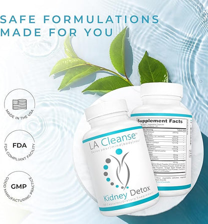 Kidney Support Supplement - 60 Capsules - 200 mg Cranberry Extract with Astragalus Root, Uva Ursi Leaf Powder, & Chanca Piedra Powder for Kidney Detox Cleanse & Overall Urinary Wellness